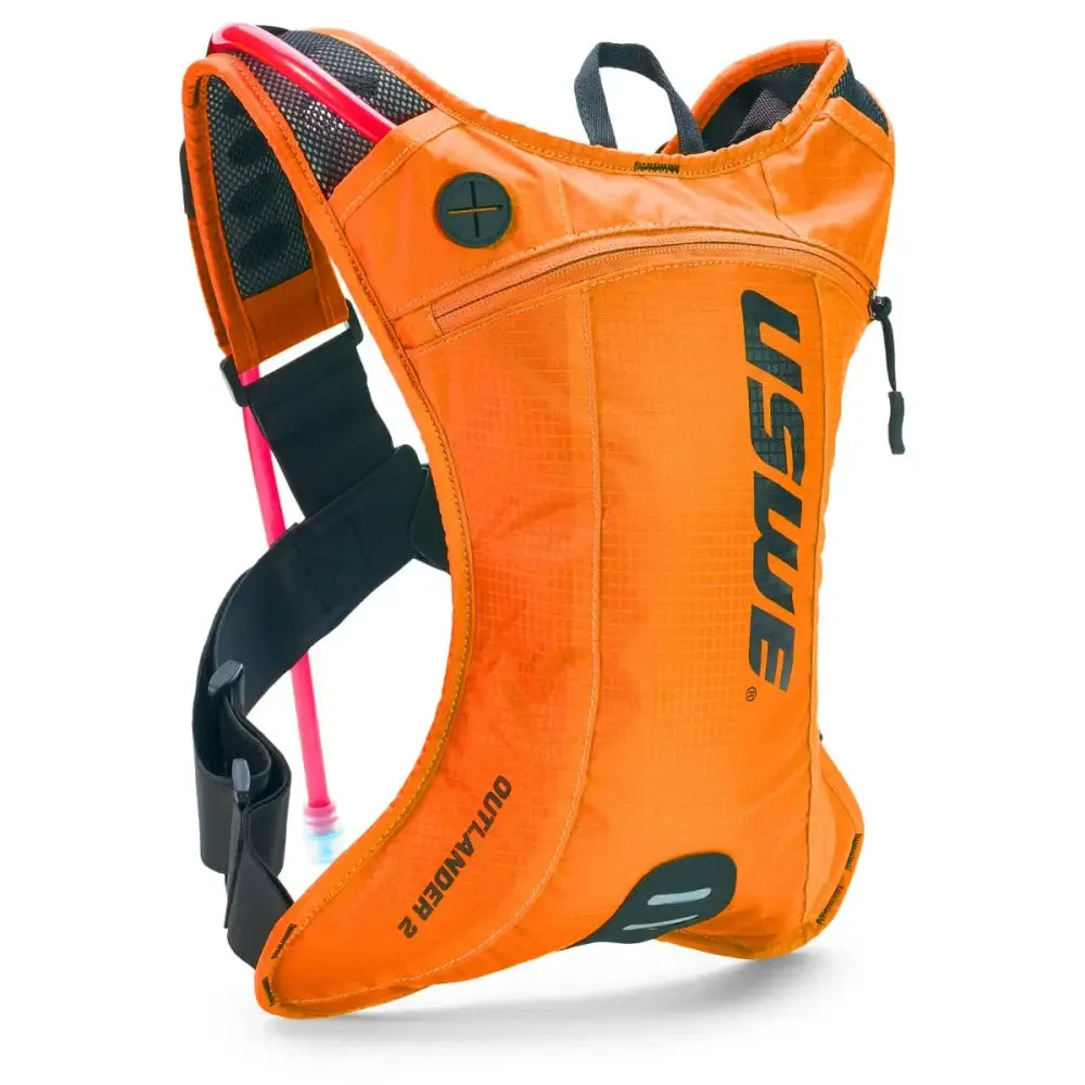 USWE Outlander 2L Backpack With 1.5L Hydration Bladder, Orange