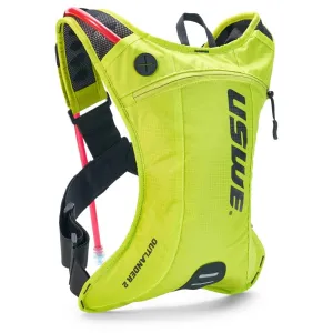 USWE Outlander 2L Hydration Pack - 2L Pack - 1.5L Bladder - Crazy Yellow