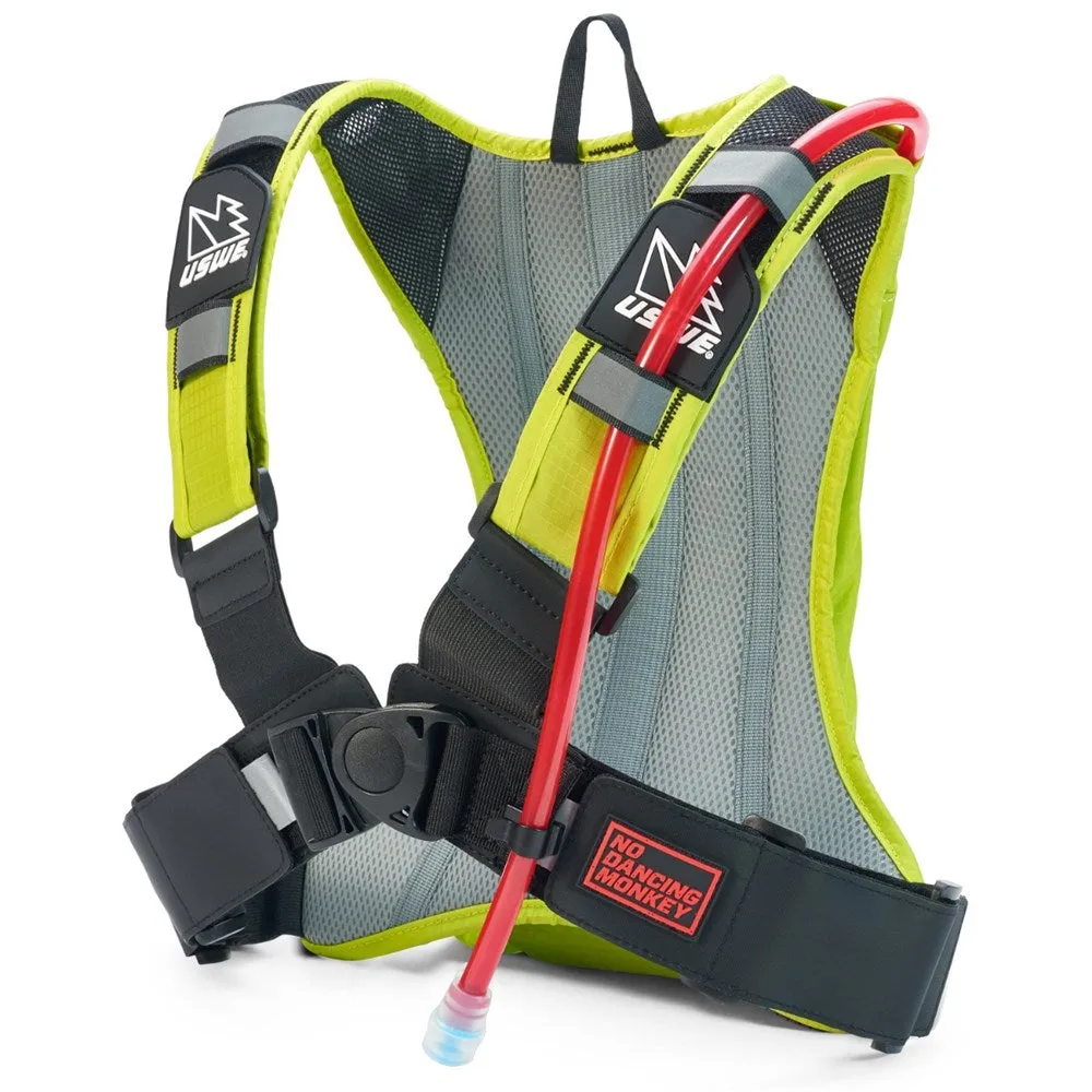 USWE Outlander 2L Hydration Pack - 2L Pack - 1.5L Bladder - Crazy Yellow