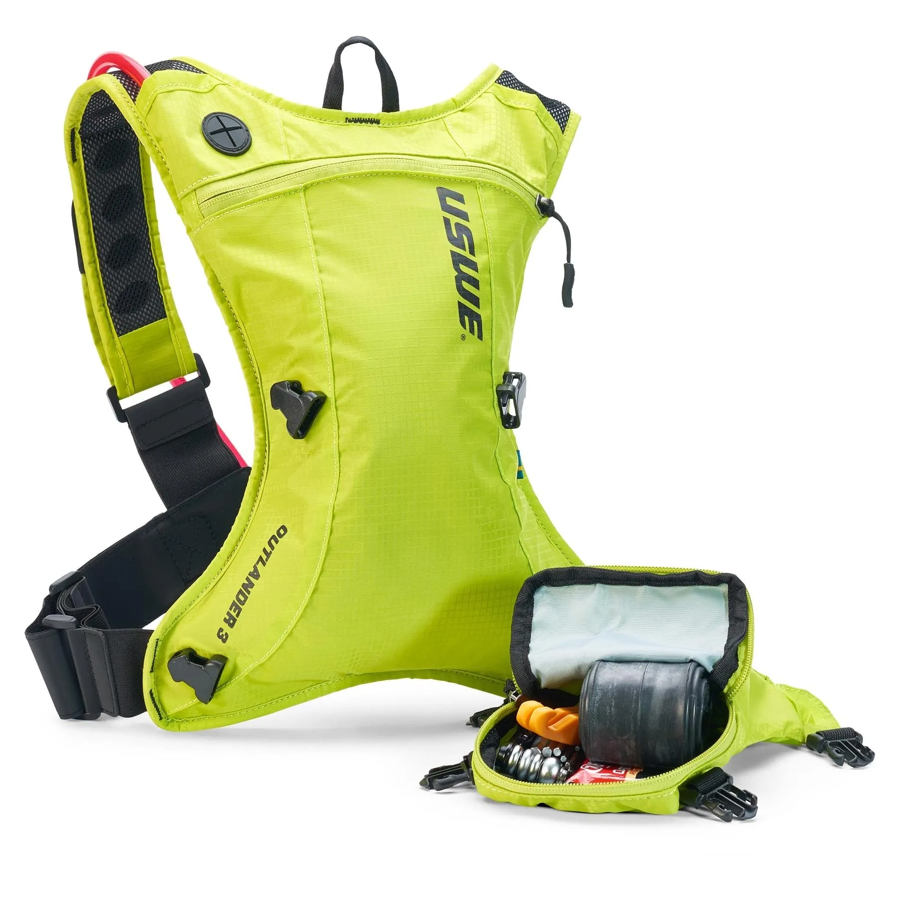 USWE Outlander 3L Hydration System Backpack - Crazy Yellow