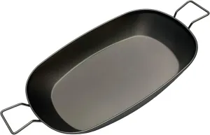 Valtcan Titanium Lunch Tray Grill Food Plate for Camping with Side Handles Reheatable Over Fire and Stove for Outdoor and Home Use Ultralight Weighs 118g