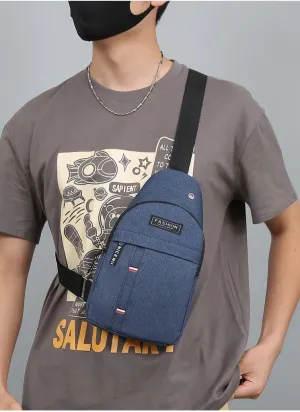 Versatile Sling Backpack & Crossbody Bag with Multiple Pockets – Perfect for Travel, Hiking & Everyday Use (Blue)