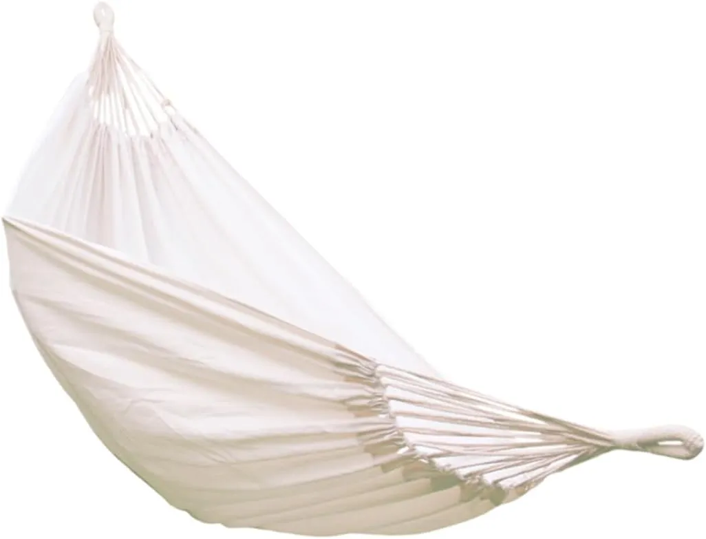 Wakauto 1Pc Canvas Hammock for Outdoor Camping Washable Wear Resistant Strong Bearing Capacity for Hiking Traveling Leisure Activities Includes Bind Rope