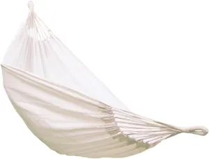 Wakauto 1Pc Canvas Hammock for Outdoor Camping Washable Wear Resistant Strong Bearing Capacity for Hiking Traveling Leisure Activities Includes Bind Rope