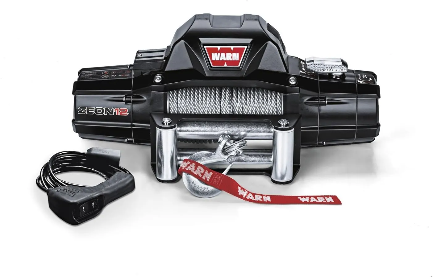 Warn 89120 ZEON 12 Winch with Wire Rope - 12000 lb. Capacity