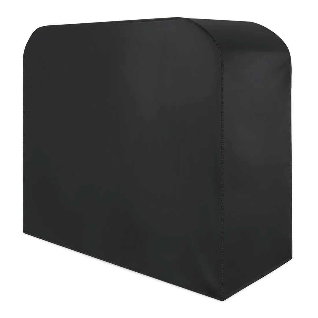 Waterproof 210D Oxford Cloth Bbq Grill Cover - Anti-Uv Dust-Proof Foldable - Fits Gas Charcoal Electric - 190X71X117Cm - Black