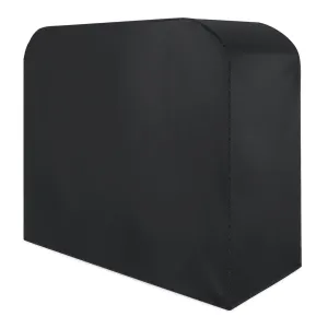 Waterproof 210D Oxford Cloth Bbq Grill Cover - Anti-Uv Dust-Proof Foldable - Fits Gas Charcoal Electric - 190X71X117Cm - Black