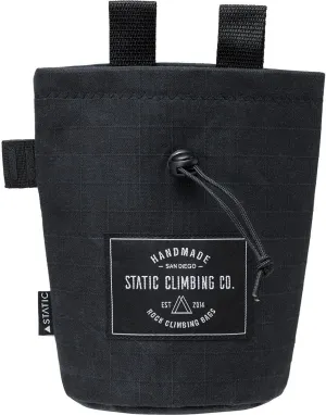 Waxed Canvas Chalk Bag, Black Gridwax, One Size