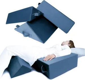 Wedges for Bed Positioning, Side Wedge Pillows for Seniors 3PCS, Multifunction Positioning Wedge Pillow for Sleeping and Back Pain Relief, Wedge Pillow for Bed Sores, Knee Elevated