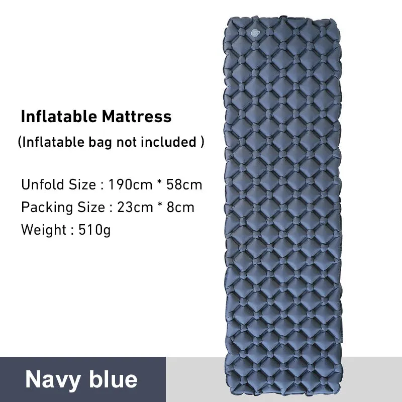 WESTTUNE Ultralight Inflatable Camping Mattress – Portable Air Cushion for Hiking & Travel