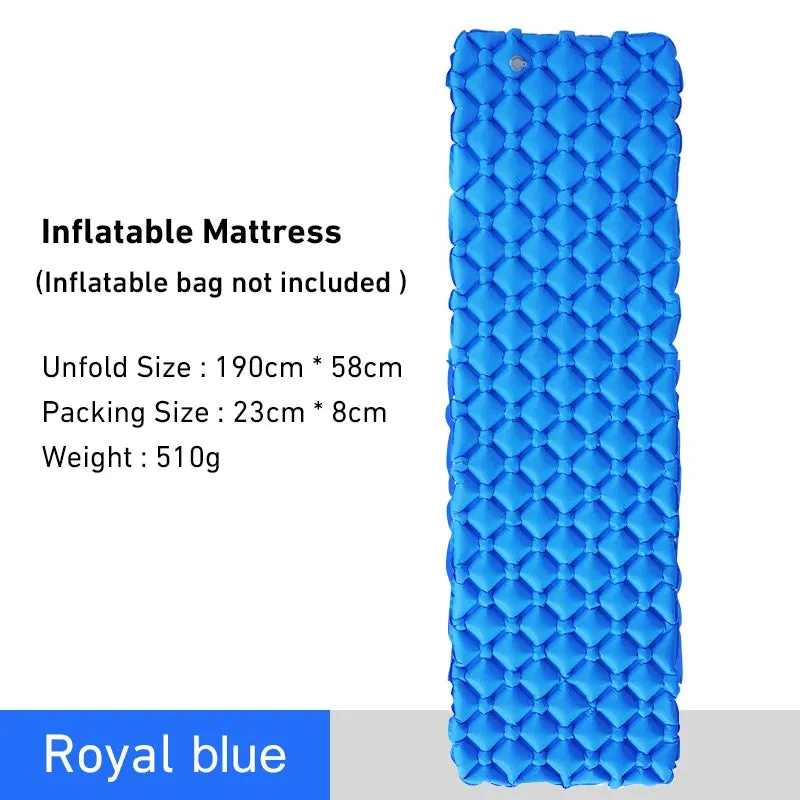 WESTTUNE Ultralight Inflatable Camping Mattress – Portable Air Cushion for Hiking & Travel