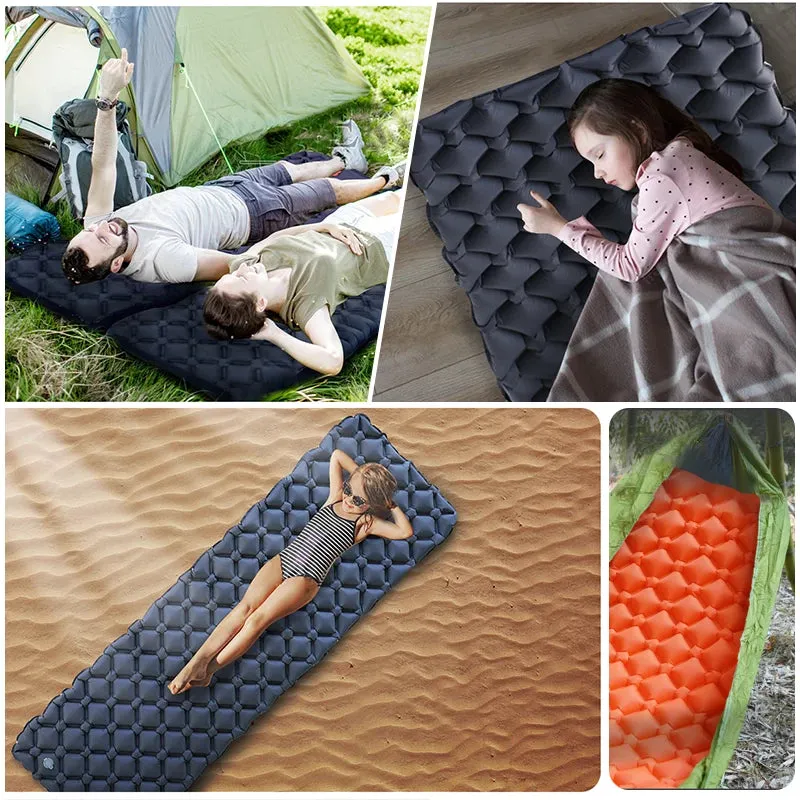 WESTTUNE Ultralight Inflatable Camping Mattress – Portable Air Cushion for Hiking & Travel