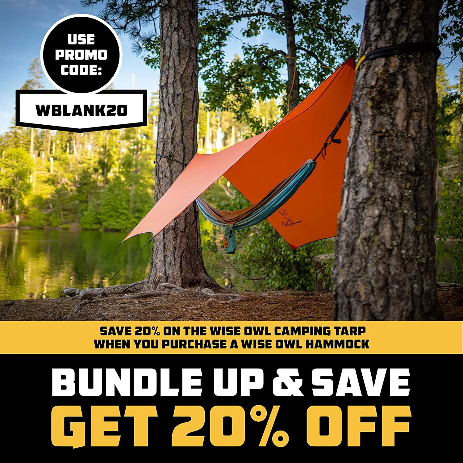 Wise Owl Outfitters Hammock for Camping Double Hammocks Gear for The Outdoors Backpacking Survival or Travel - Portable Lightweight Parachute Nylon DO