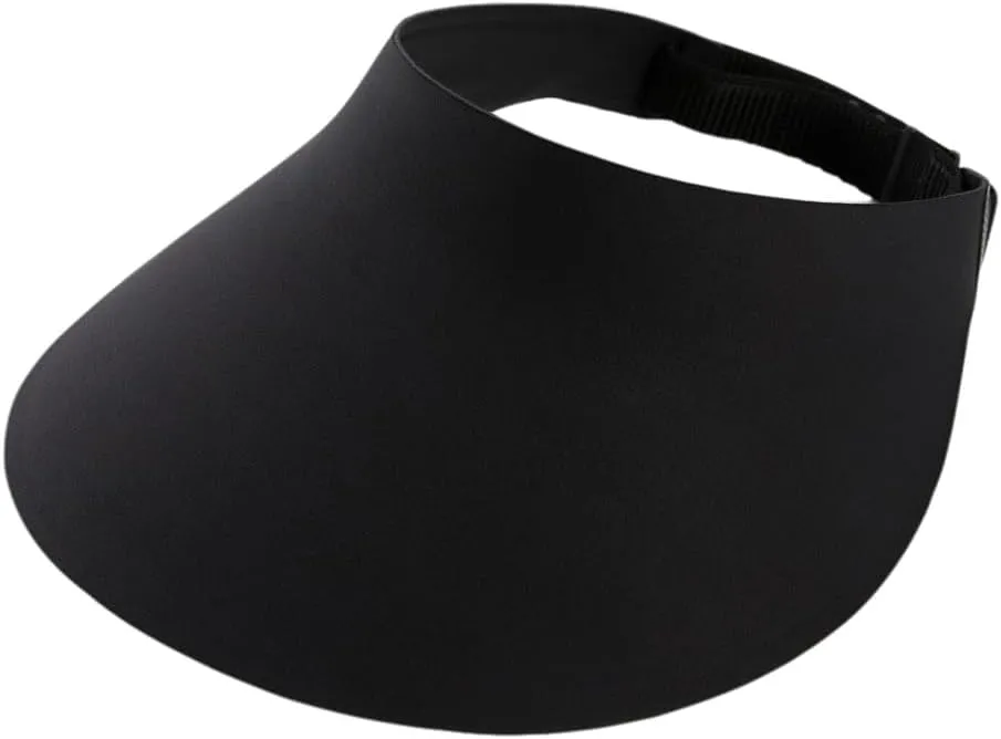 Women's Sun Visor Hat Wide Brim Sport Visor Adjustable Tennis Golf Visor Summer Ponytail Beach Sun Cap UPF50 