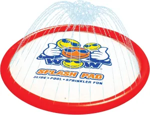 WOW Sports Giant Splash Pad, Durable Wading Pool with Built in Sprinklers