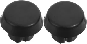 YARNOW 2pcs Pool Cue Back Block Air Fryer Liner Dish Drying Rack Elastic Trash Bag Bands Disable Vide Dresser Snooker Cue Extension Dispenser System Knob Cue Chalk Racks Duffle Abs Black