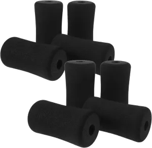 YARNOW Foam Pads Rollers Replacement 8pcs Treadmill Foam Handle Covers Sponge Roller Pad Replacement Gym Parts