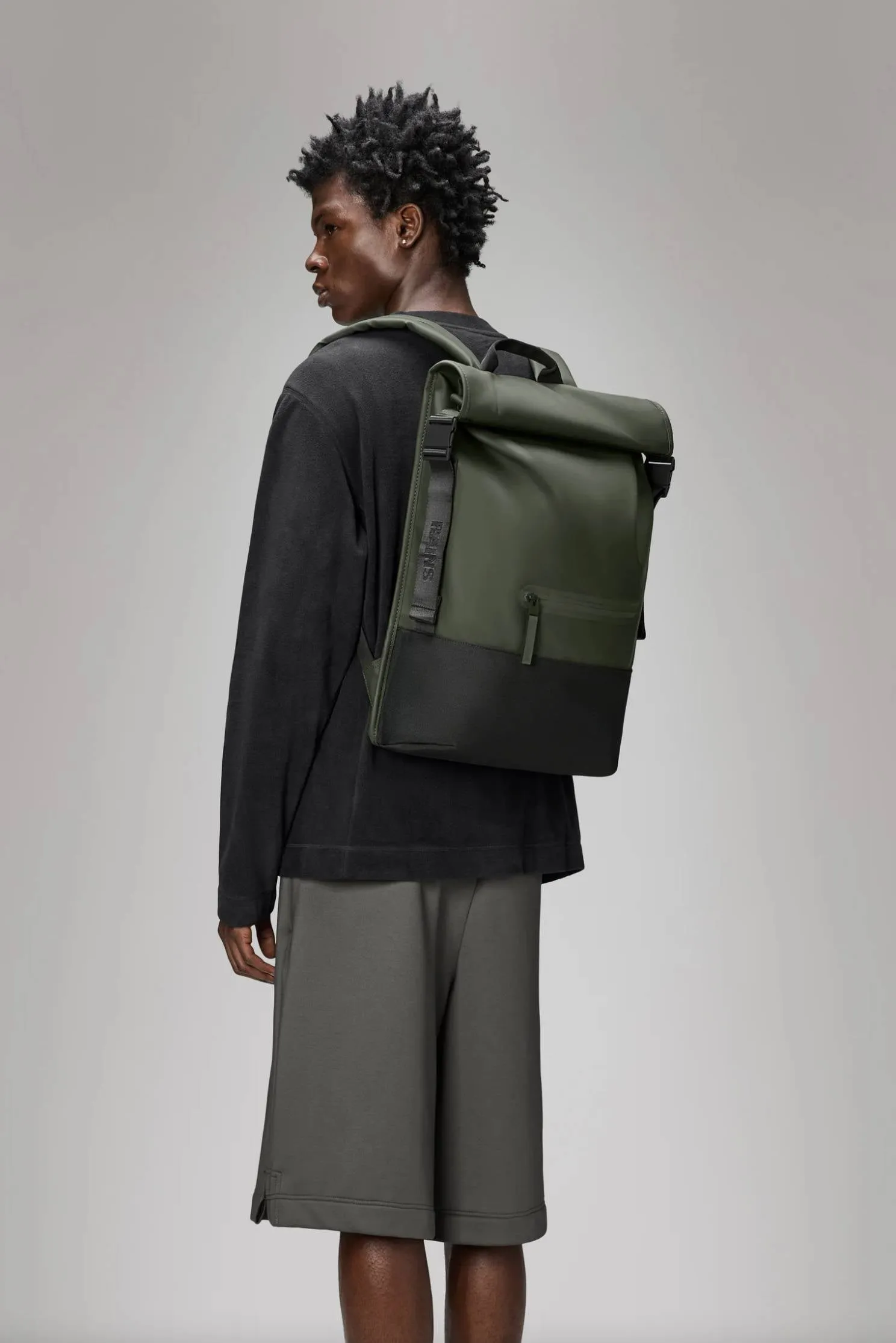Zaino RAINS Trail Rolltop 14320 - Green