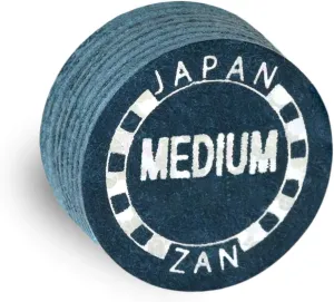 Zan Plus Medium Pool Billiard CUE TIP - 1 pc - 8 Layers (14 mm)