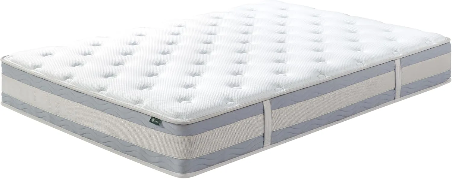 ZINUS 10 Inch Comfort Support Hybrid Mattress [New Version], Full, Fiberglass Free, Medium Plush, Motion Isolation, Certified Safe Foams & Fabric, Mattress in A Box